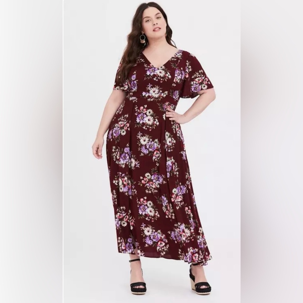 Torrid Floral Maxi Dress